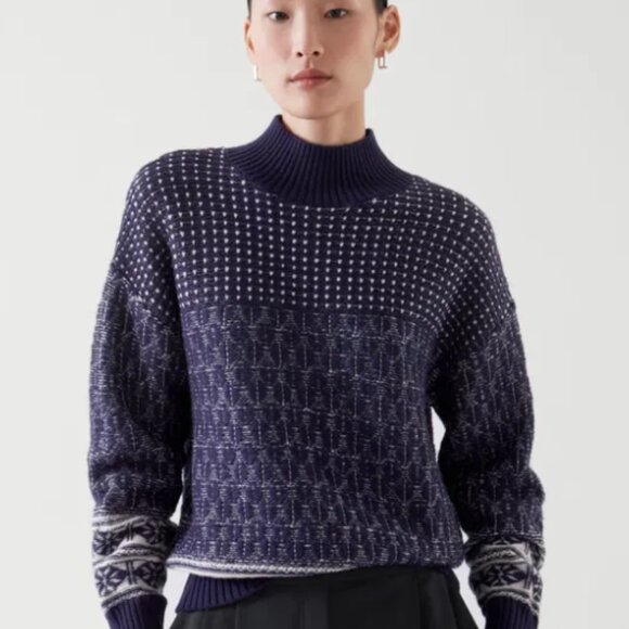 COS Knitted Wool-Blend Sweater - Picture 2 of 12